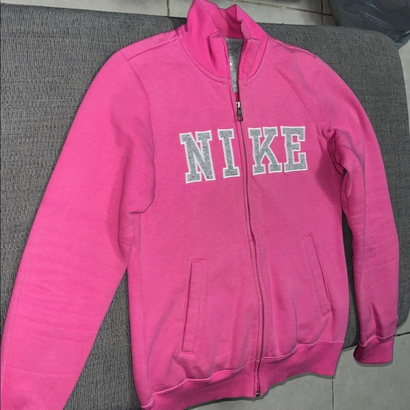Nike Vibrant Pink Full-Zip Jacket - Picture 2 of 5